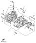 Kurbelgehause - MOTO 4 - 200 DX - YFM200DX - 1989 - Yamaha