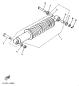 Hinterradaufhangung - YFM200DX - 1990 - Yamaha