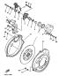 Hinterrad Bremssattel - BIG BEAR 350 - YFM350 - 1993 - Yamaha