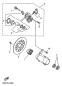 Hinterrad Bremssattel - WARRIOR - YFM350X - 1995 - Yamaha
