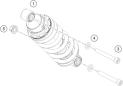 Federbein - RC 390 WHITE ABS B.D. - 2014 - Ktm