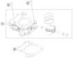 Zylinder - 200 DUKE OR. w-o ABS B.D. - 2015 - Ktm