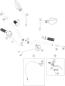 Handlebar, Controls - 390 Duke, white - B.D. - 2020 - Ktm