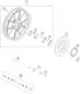 Front Wheel - 200 DUKE, white, ABS-B.D. - 2021 - Ktm