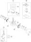 Crankshaft, Piston - 250 DUKE, silver - B.D. - 2021 - Ktm