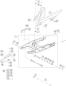 Schwingarm - 200 DUKE, white, ABS-B.D. - 2022 - Ktm