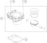 Zylinder - 250 ADVENTURE, blue - B.D. LS - 2022 - Ktm