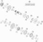 Getriebe Ii - Abtriebswelle - 300 EXC SIX DAYS TPI - 2022 - Ktm