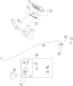 Instrumente / Schlosssystem - RC 390, blue - B.D. - 2022 - Ktm
