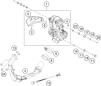 Auspuffanlage - 200 DUKE, orange, w-o ABS - B.D. - 2023 - Ktm