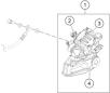 Bremszange Hinten - 250 ADVENTURE, blue - B.D. LS - 2023 - Ktm
