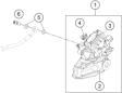 Bremszange Hinten - 390 ADVENTURE, black - nHD - B.D. - 2023 - Ktm