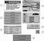 Technische Info Aufkleber - 790 DUKE L, grey - direct delivery - 2023 - Ktm
