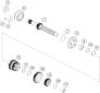 Getriebe I - Antriebswelle - RC 125, white - B.D. - 2023 - Ktm