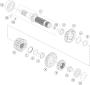 Getriebe I - Antriebswelle - 350 EXC-F SIX DAYS - 2025 - Ktm