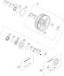 Hinterrad - 390 DUKE, blue - B.D. - 2025 - Ktm