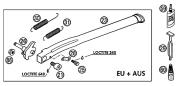 Seitenstaender / Mittelstaender - EXC 250 - 2004 - Ktm