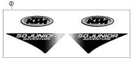 Dekor - JUNIOR 50 ADVENTURE - 2002 - Ktm