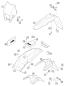 Maske / Kotfluegel 660 Smc - SMC 660 - 2003 - Ktm