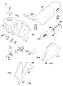 Kraftstofftank / Sitzbank / Spoiler - LC4 400 / 620R - 1999 - Ktm