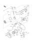 Starter Motor - KLF300 4x4 - 1989 - Kawasaki