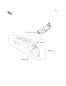 Schutzblech Vorne - D-TRACKER 125 - 2014 - Kawasaki