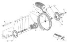 Hinterrad - CR 250 - 2000 - Husqvarna