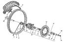 Vorderrad - TE 410 - 2001 - Husqvarna