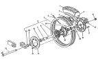 Hinterrad - TE 610 - 1997 - Husqvarna