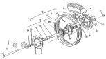 Hinterrad - TE 350 - 1992 - Husqvarna