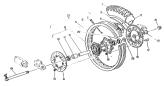 Hinterrad - TE 610 - 1991 - Husqvarna