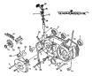 Motorgehaeuse Rechts - TC 610 - 1993 - Husqvarna