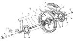 Hinterrad - TC 610 - 1993 - Husqvarna