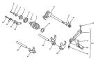 Schaltwalze / Schaltgabel - WR 125 - 1996 - Husqvarna