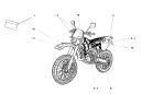 Dekor Farbe Schwarz - WRE 125 - 1999 - Husqvarna
