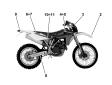 Aufkleber - TE 510 - 2005 - Husqvarna