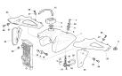 Kraftstofftank / Flanke - SMR 400 - 2006 - Husqvarna