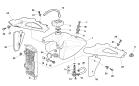 Kraftstofftank / Flanke - SMR 250 - 2007 - Husqvarna