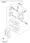 Bremssattel Vorn - RM-Z 250 - 2014 - Suzuki