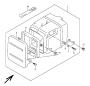 Staufach Hinten - LT-A 750XP - 2009 - Suzuki