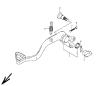 Bremssattel Hinten - LT-R 450Z - 2010 - Suzuki
