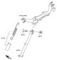 Fussrasten / Staender - DR-Z 110 - 2004 - Suzuki