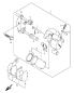 Bremssattel Vorn - DR-Z 125L GROSSRAD - 2004 - Suzuki