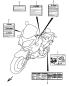 Aufkleber - DL 650 ABS - 2010 - Suzuki