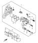 Bremssattel Hinten - DL 650 - 2009 - Suzuki