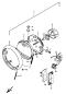 Scheinwerfer - VS 1400GLP - 2003 - Suzuki
