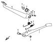 Fussrasten / Staender - VZ 800 - 2004 - Suzuki
