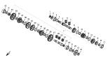 Getriebe Bis Motor-nummer 0904624 - EVO 200 2T - 2011 - Beta