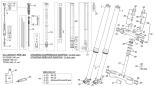 Vorderradgabel - 125 SE-R 2T FACTORY HOMOL 2021 - 2021 - Sherco