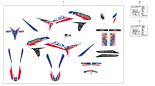 Dekor Six Days - 50 SM BLEUE RACING 2018 EURO 4 - 2018 - Sherco